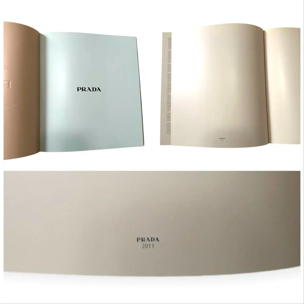 Prada Shoe Catalog 2011 Accessories Book with Photos & Index – Rare